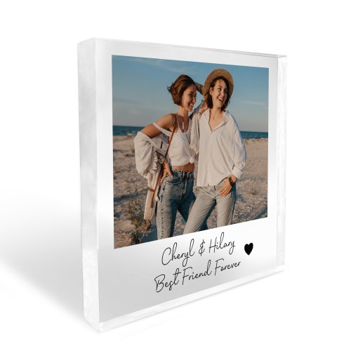 Gift For Best Friend Personalised Photo Plaque Gift For Her