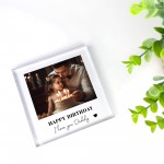 Birthday Gift For Daddy Personalised Photo Block Gift For Daddy