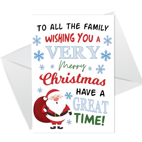 Christmas Cards For Family Neighbour Best Friend Mum Dad Nan