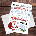 Christmas Cards For Family Neighbour Best Friend Mum Dad Nan