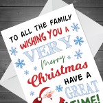 Christmas Cards For Family Neighbour Best Friend Mum Dad Nan