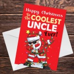 Christmas Cards For Uncle COOLEST UNCLE EVER Christmas Card