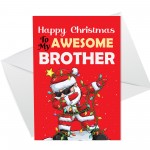 Christmas Cards For Brother AWESOME BROTHER Christmas Card