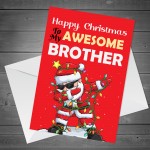 Christmas Cards For Brother AWESOME BROTHER Christmas Card