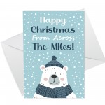 Happy Christmas From Across The Miles Christmas Cards For Friend