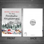 Fantastic Neighbours Christmas Card Handmade Christmas Card