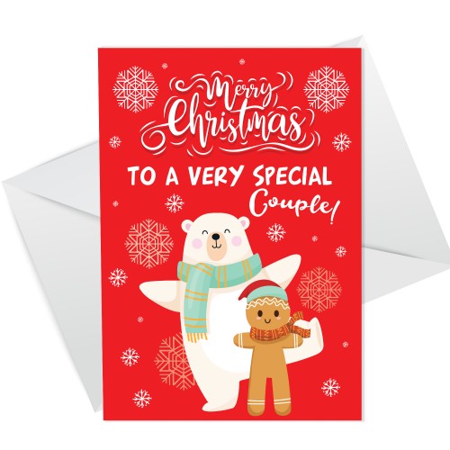 Special Couple Christmas Cards For Auntie Uncle Nan Grandad Mum