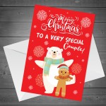 Special Couple Christmas Cards For Auntie Uncle Nan Grandad Mum