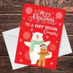 Special Couple Christmas Cards For Auntie Uncle Nan Grandad Mum