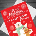 Special Couple Christmas Cards For Auntie Uncle Nan Grandad Mum