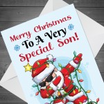 Christmas Card For Son Funny Christmas Cards Son Christmas Card