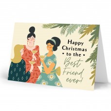 Christmas Card For Best Friend Happy Christmas Card For Friend