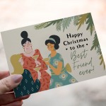 Christmas Card For Best Friend Happy Christmas Card For Friend