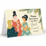 Christmas Card For Best Friend Happy Christmas Card For Friend