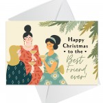 Christmas Card For Best Friend Happy Christmas Card For Friend