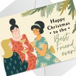 Christmas Card For Best Friend Happy Christmas Card For Friend