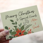 Christmas Card For Neighbour Best Friends Personalised Christmas