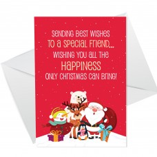 Christmas Cards For Friend Novelty Christmas Cards For Her Him