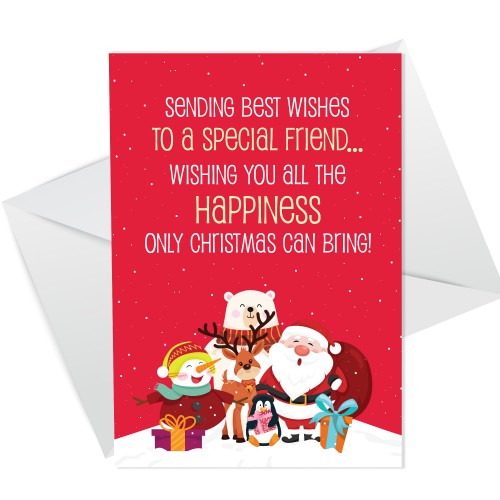 Christmas Cards For Friend Novelty Christmas Cards For Her Him