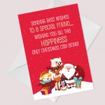 Christmas Cards For Friend Novelty Christmas Cards For Her Him