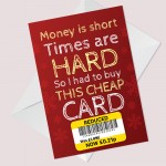 Funny Joke Card For Mum Dad Brother Sister Friend Christmas Card