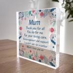 Mum Gifts I LOVE YOU Block Mum Gift For Birthday Christmas