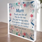 Mum Gifts I LOVE YOU Block Mum Gift For Birthday Christmas