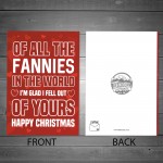 Mum Christmas Card Funny Joke Christmas Card For Mum Rude