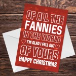 Mum Christmas Card Funny Joke Christmas Card For Mum Rude