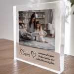 Personalised Gift For Mum Photo Block Birthday Gift For Mum