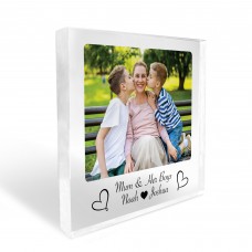 Mum Gifts For Birthday Christmas Personalised Photo Block