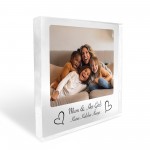 Mum Gifts For Birthday Christmas Personalised Photo Block