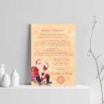Personalised Child Name Letter From Santa Claus Father Christmas