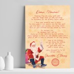 Personalised Child Name Letter From Santa Claus Father Christmas