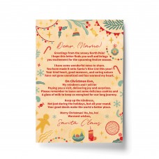 Letter From Santa Personalised Christmas Nice List Certificate