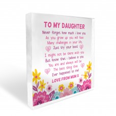 Special Gift For Daughter Mum And Daughter Plaque Mum Daughter