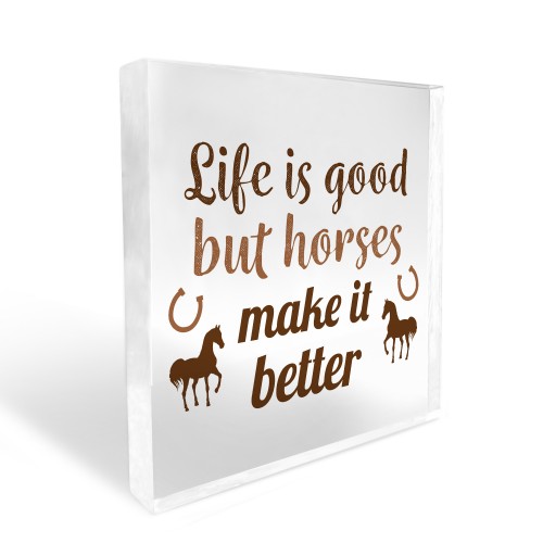 Horse Sign Gift For Horse Lover Birthday Christmas Horse Gifts