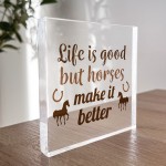 Horse Sign Gift For Horse Lover Birthday Christmas Horse Gifts