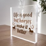 Horse Sign Gift For Horse Lover Birthday Christmas Horse Gifts