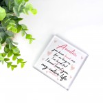 Auntie Gifts For Birthday Christmas Acrylic Block Thank You Gift