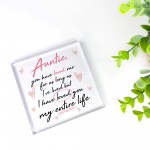 Auntie Gifts For Birthday Christmas Acrylic Block Thank You Gift