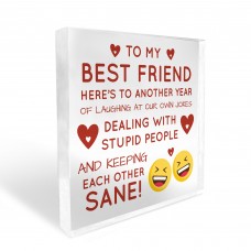 Best Friend Friendship Plaque Gift For Friend Christmas Birthday