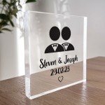 Personalised Marriage Sign Gift For Men Gift For Couple Wedding