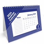 2024 Calendar Month To View Spiral Bound Flipbook Tabletop