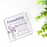 Friendship Gifts For Her Acrylic Heart Gift For Best Friend