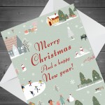 Christmas Card For Mum Dad Nan Grandad Neighbour Friend 