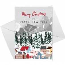 Merry Christmas Happy New Year Card Christmas Card For Friends