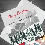 Merry Christmas Happy New Year Card Christmas Card For Friends