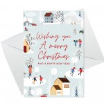 Christmas Greetings Card For Neighbour Colleague Friends Family