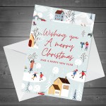 Christmas Greetings Card For Neighbour Colleague Friends Family